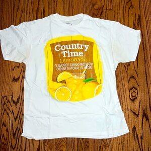Country time, lemonade, retro, genuine shirt, T-shirt, summertime, large